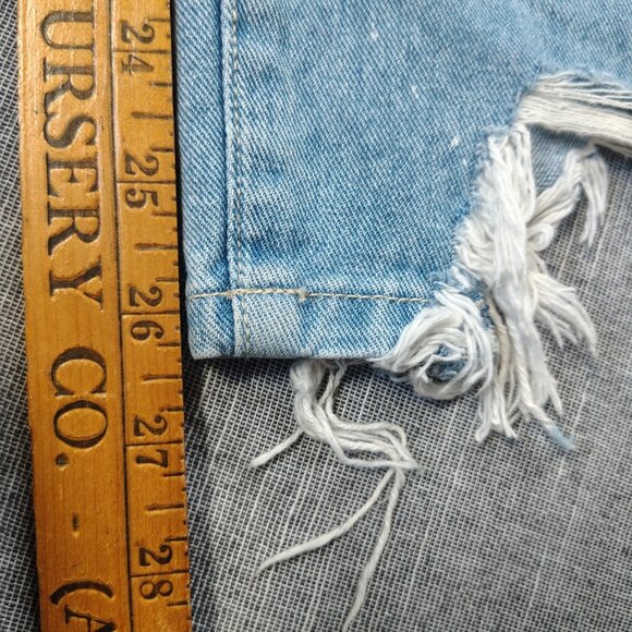 Flying Monkey Jeans Womens Size 30 Blue Best Part Super High Rise Rigid Straight - Picture 7 of 12